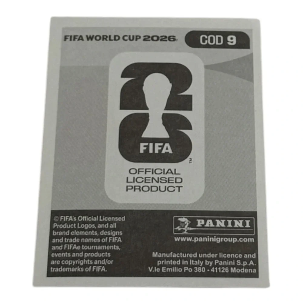 Panini FIFA World Cup 2026 Ngal'ayel Mukau LOSC Lille DR Congo Sticker COD 9